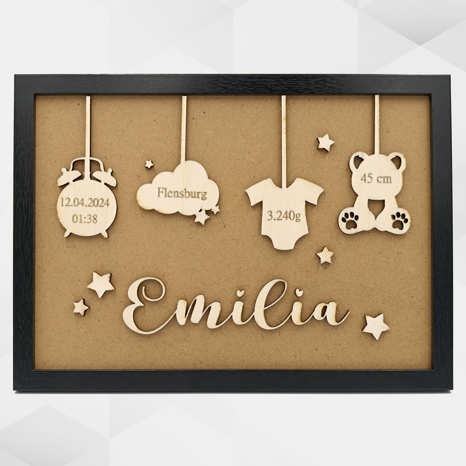 Geburtsgeschenk Bilderrahmen