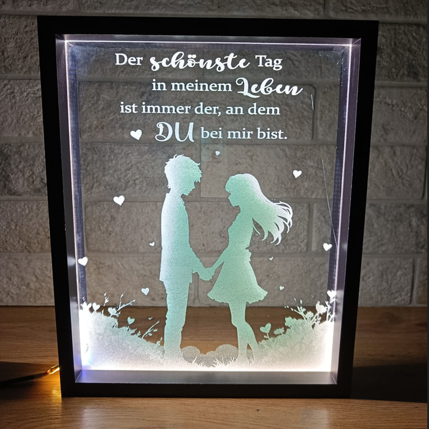 Glasbild LED